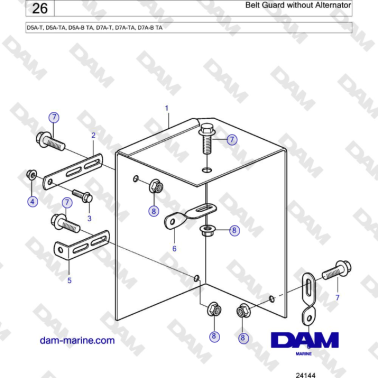 Volvo Penta D5A-T, D5A-TA,...