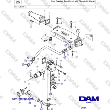 Volvo Penta D7A-TA, D7A-B...