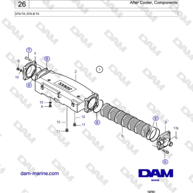 Volvo Penta D5A-TA, D5A-B...