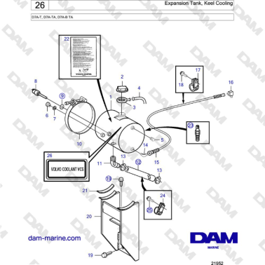 Volvo Penta D7A-T, D7A-TA,...
