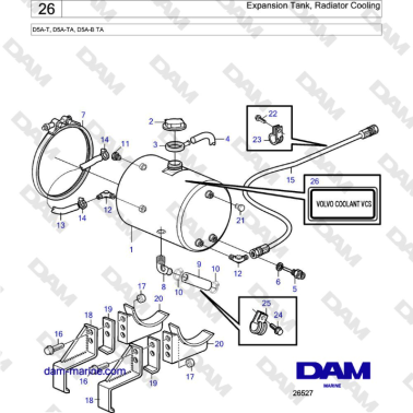 Volvo Penta D5A-T, D5A-TA,...
