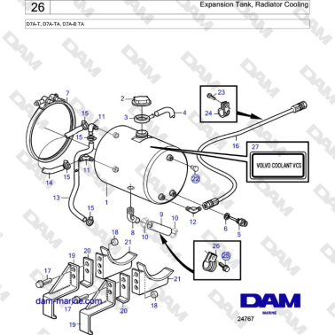 Volvo Penta D7A-T, D7A-TA,...