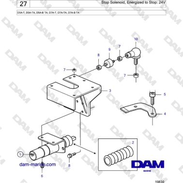 Volvo Penta D5A-T, D5A-TA,...