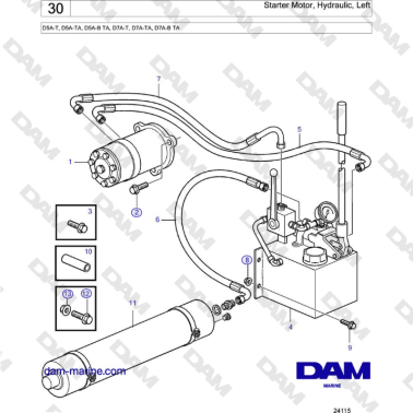 Volvo Penta D5A-T, D5A-TA,...