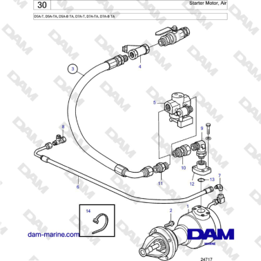 Volvo Penta D5A-T, D5A-TA,...