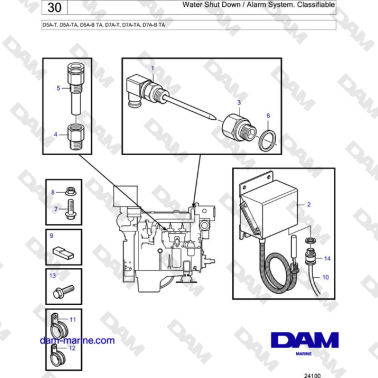 Volvo Penta D5A-T, D5A-TA,...