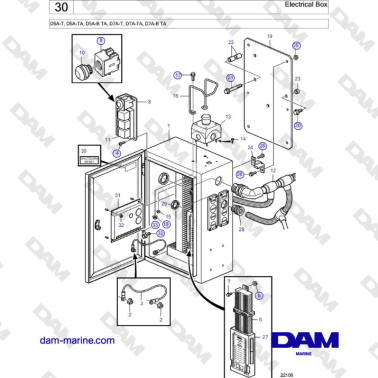 Volvo Penta D5A-T, D5A-TA,...
