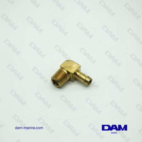 BRASS ELBOW WATER FITTING 90° MM - 1/4 X 8MM