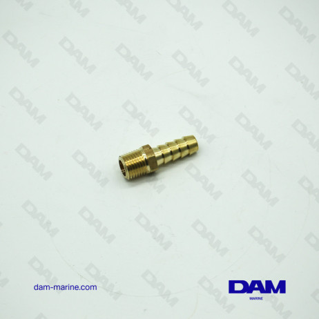 STRAIGHT FUEL CONNECTOR - 1/4 X 10MM