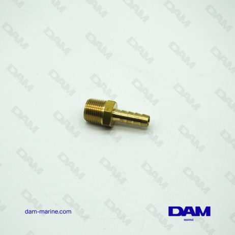 STRAIGHT FUEL CONNECTOR - 3/8 X 8MM