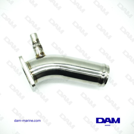 YANMAR STAINLESS STEEL EXHAUST ELBOW - 4V 19-17MM