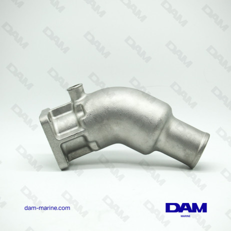 VOLVO STAINLESS STEEL EXHAUST ELBOW - 22MM
