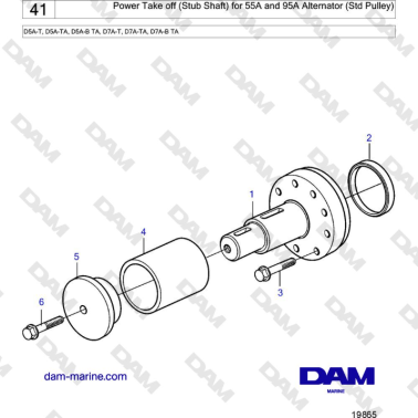 Volvo Penta D5A-T, D5A-TA,...