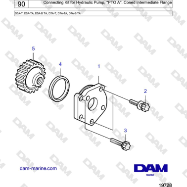 Volvo Penta D5A-T, D5A-TA,...