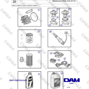 Volvo Penta 5.0GXi-J,...