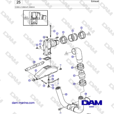 Volvo Penta 5.0GXi-J,...