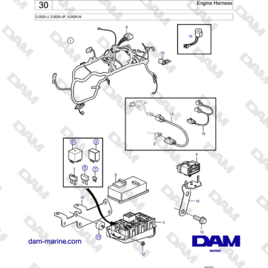 Volvo Penta 5.0GXi-J,...