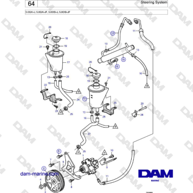 Volvo Penta 5.0GXi-J,...