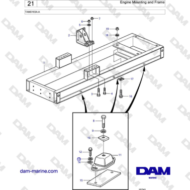 Volvo Penta TAMD163A-A -...