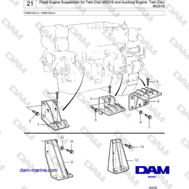 Volvo Penta TAMD162C-C,...