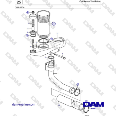 Volvo Penta TAMD163P-A -...