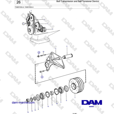 Volvo Penta TAMD163A-A,...
