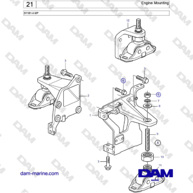 Volvo Penta D11B1-A MP -...