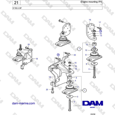 Volvo Penta D11B2-A MP -...