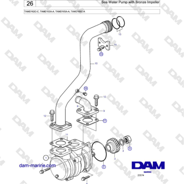 Volvo Penta TAMD162C-C,...