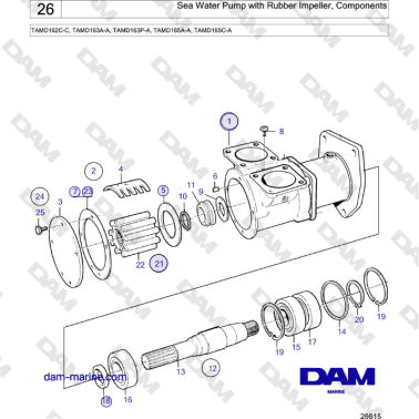 Volvo Penta TAMD162C-C,...