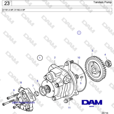 Volvo Penta D11B1-A MP,...
