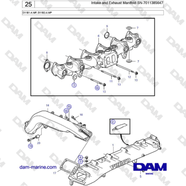 Volvo Penta D11B1-A MP,...