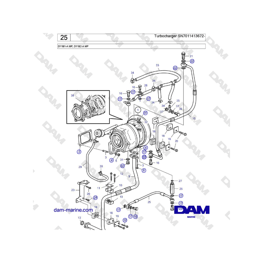 KIT ANODES ALU PLAQUETTES @2 HONDA BF8-50HP