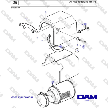 Volvo Penta D11B2-A MP -...