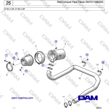 Volvo Penta D11B1-A MP,...