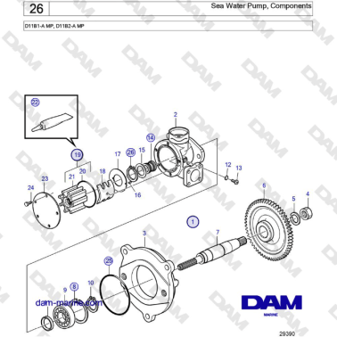 Volvo Penta D11B1-A MP,...