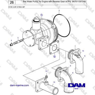 Volvo Penta D11B1-A MP,...