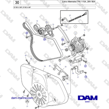 Volvo Penta D11B1-A MP,...