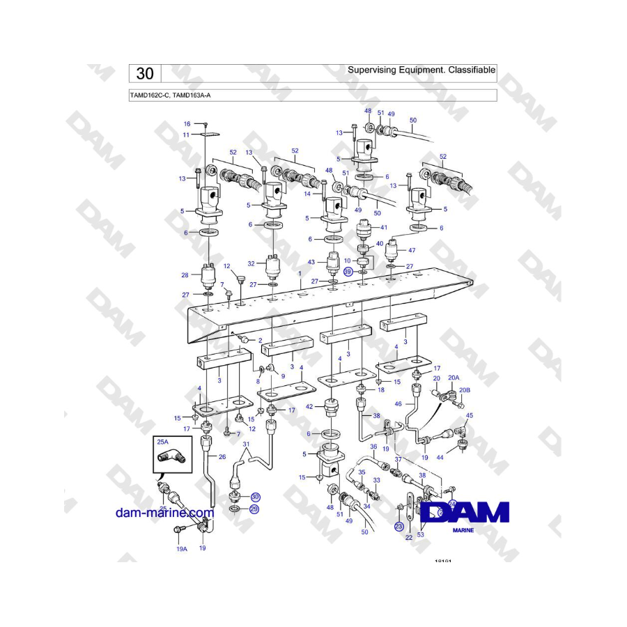 Volvo Penta TAMD162C-C, TAMD163A-A - Attrezzatura di supervisione. Classificabile