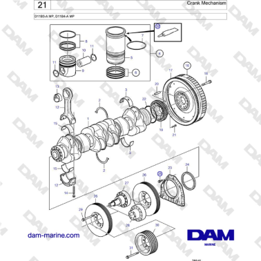 Volvo Penta D11B3-A MP,...
