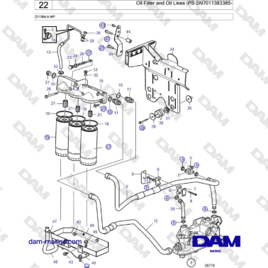 Volvo Penta D11B4-A MP -...