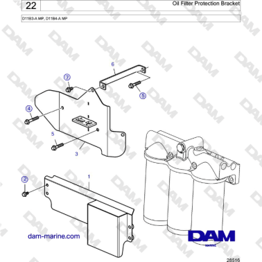 Volvo Penta D11B3-A MP,...