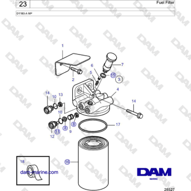 Volvo Penta D11B3-A MP -...