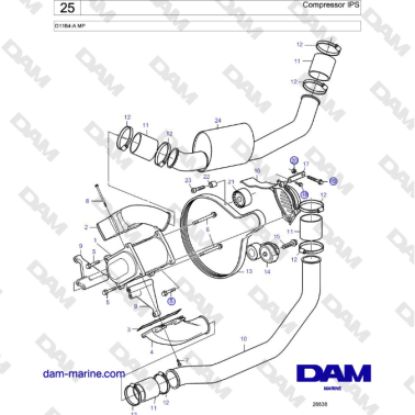 Volvo Penta D11B4-A MP -...