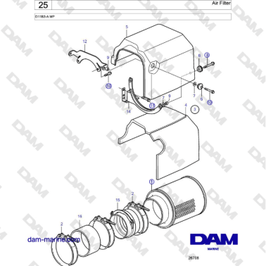 Volvo Penta D11B3-A MP -...
