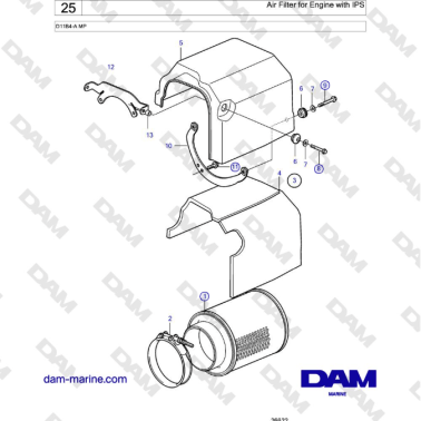Volvo Penta D11B4-A MP -...