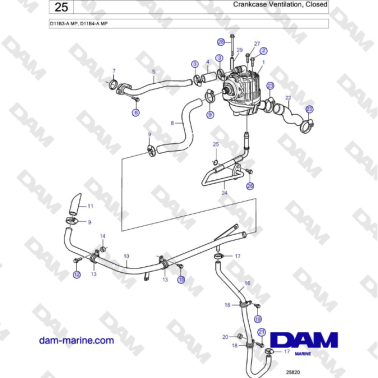 Volvo Penta D11B3-A MP,...