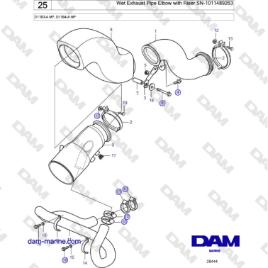 Volvo Penta D11B3-A MP,...