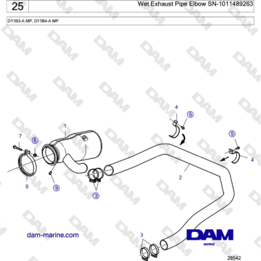 Volvo Penta D11B3-A MP,...