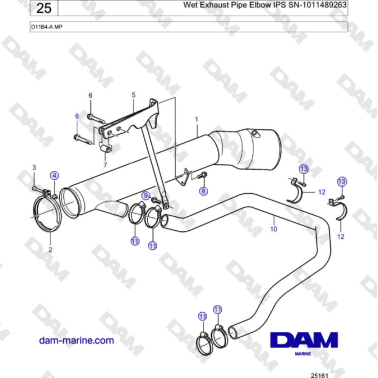 Volvo Penta D11B4-A MP -...